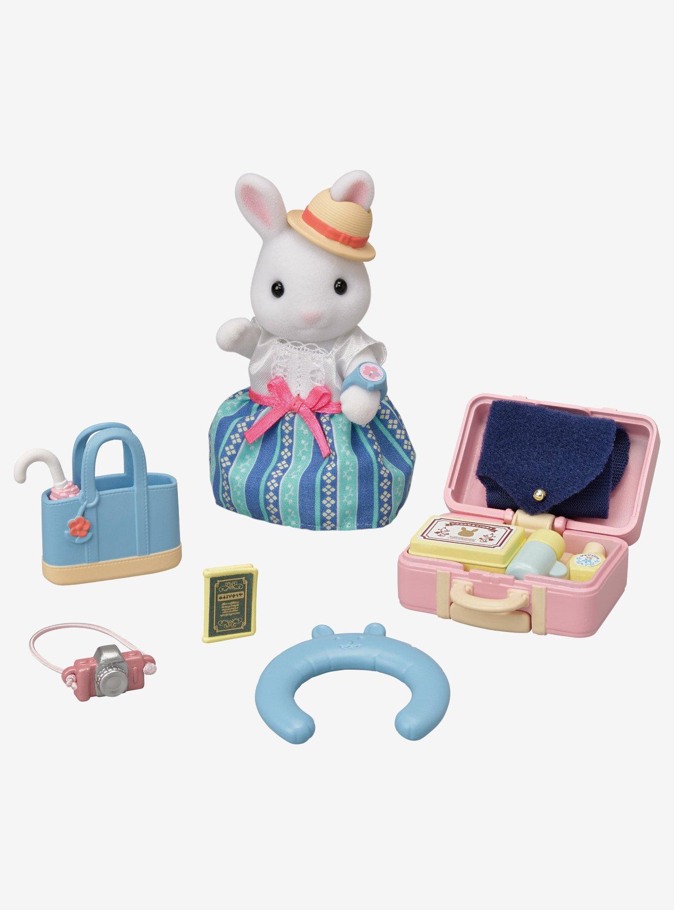 Calico Critters Travel Rabbit Figure Set, , hi-res