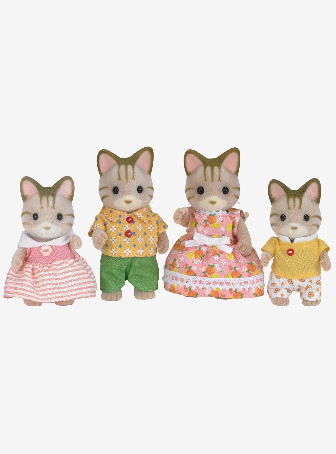 Calico Critters Sandy Cat Family Figure Set, , hi-res