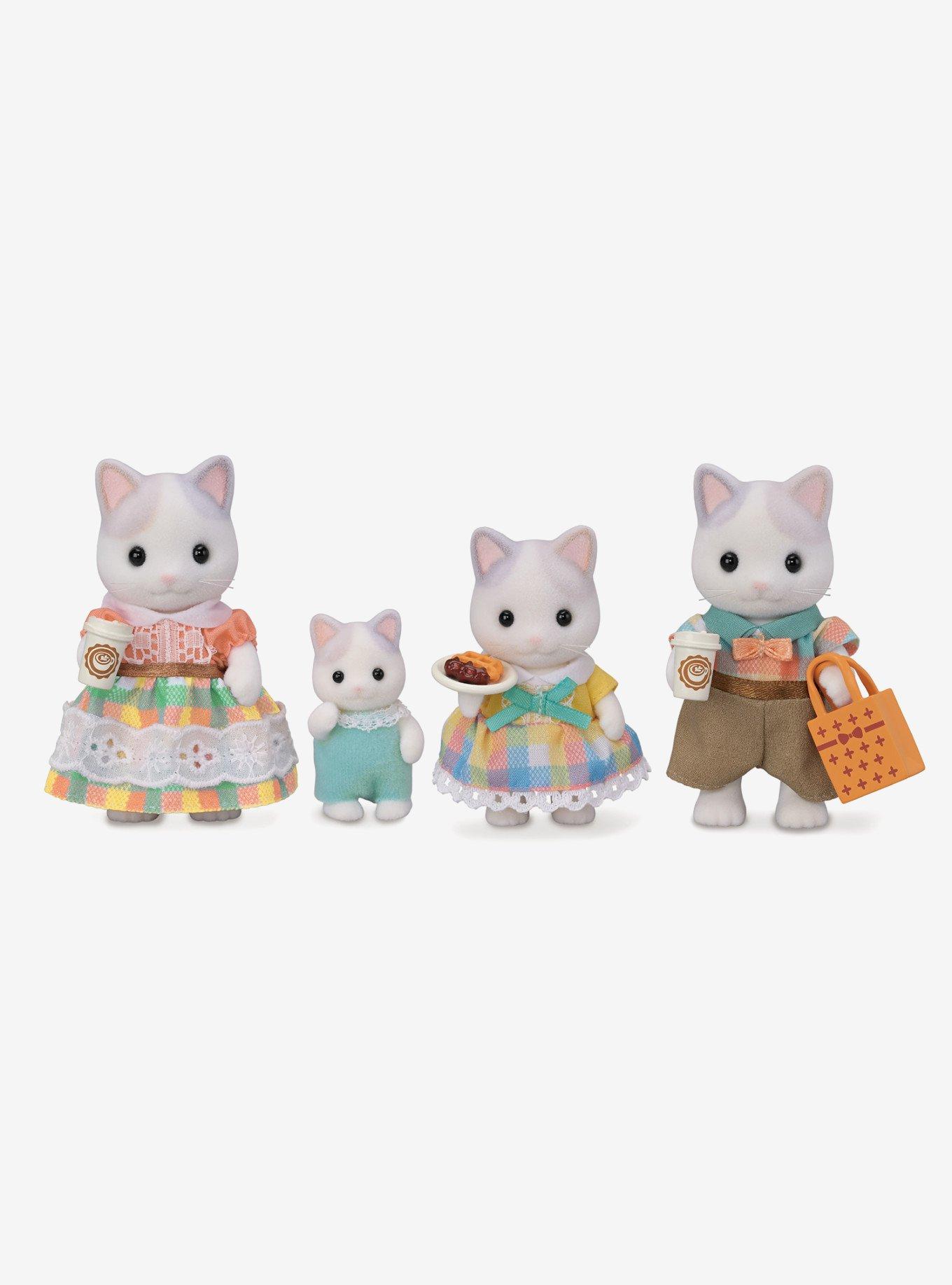 Calico Critters Latte Cat Family Figure Set, , hi-res