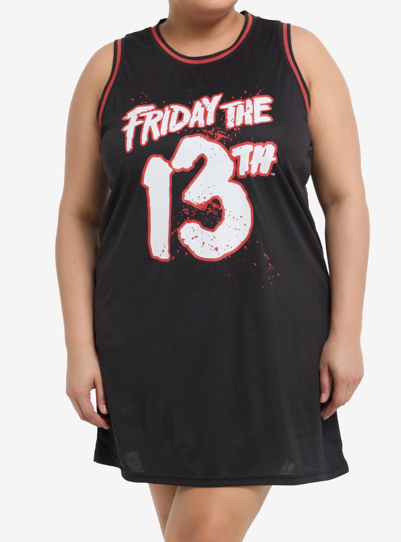 Friday The 13th Jersey Dress Plus Size, , hi-res