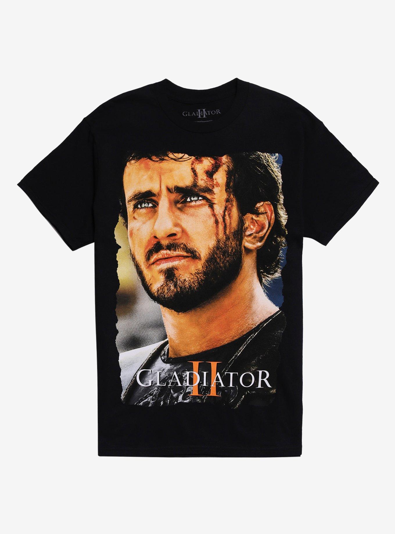 Gladiator II Lucius Portrait T-Shirt, BLACK, hi-res