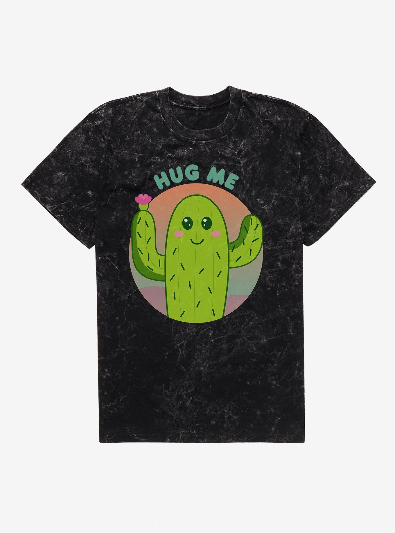 Hug Me Cactus Mineral Wash T-Shirt, , hi-res