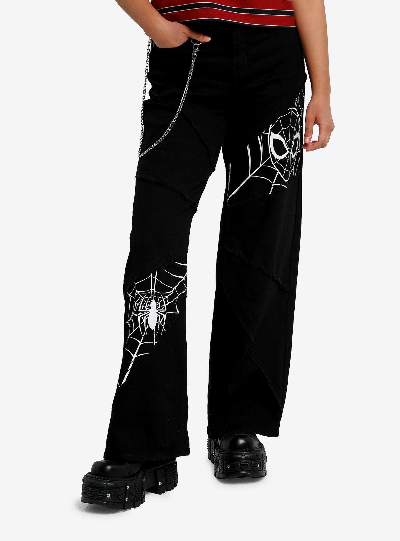 Her Universe Marvel Spider-Man Side Chain Wide Leg Pants, , hi-res