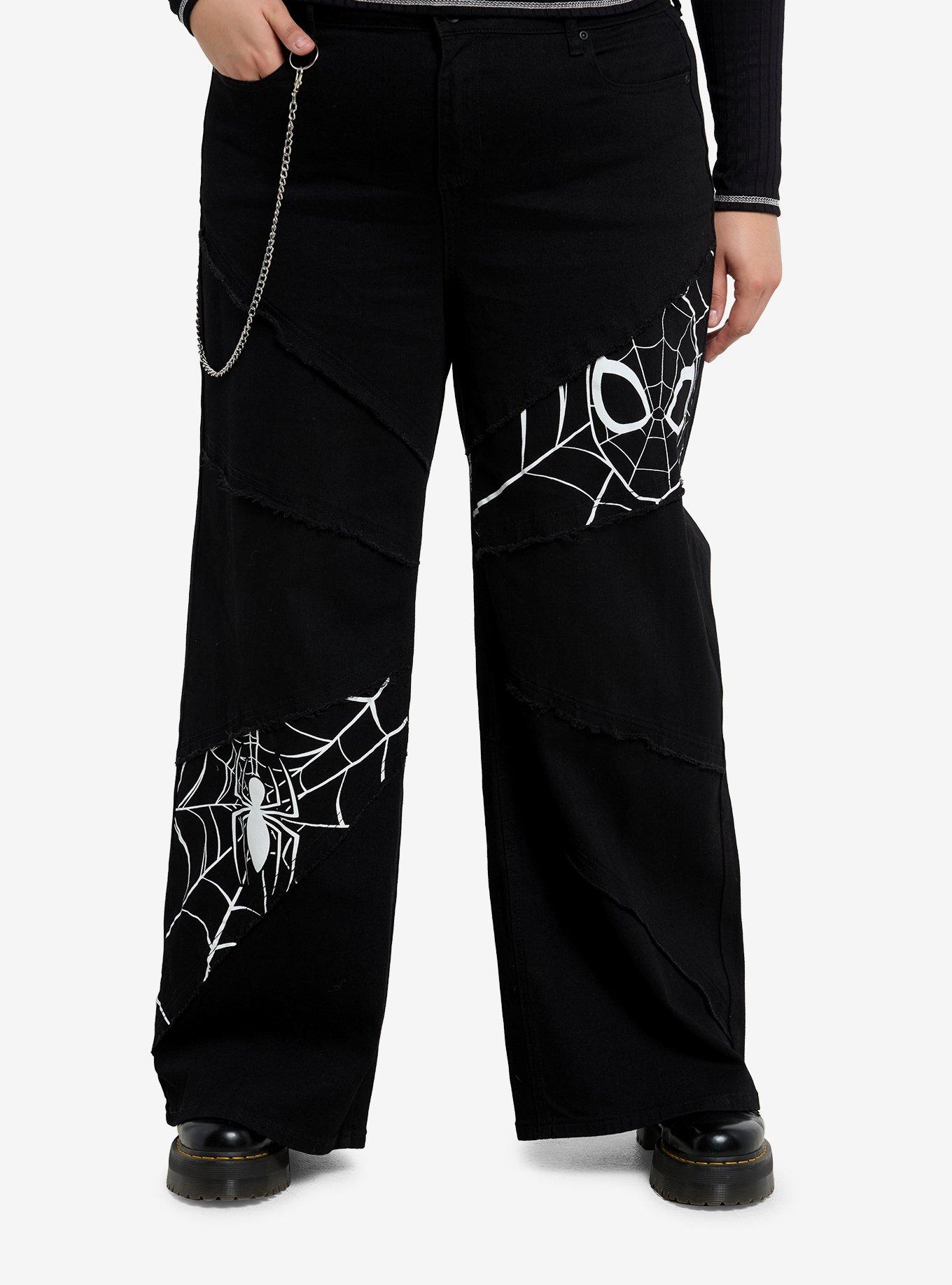 Her Universe Marvel Spider-Man Side Chain Wide Leg Pants Plus Size, , hi-res