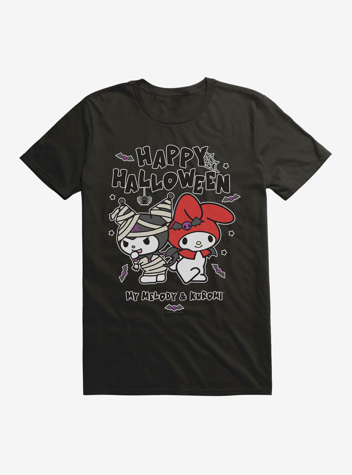 My Melody And Kuromi Happy Halloween T-Shirt, , hi-res