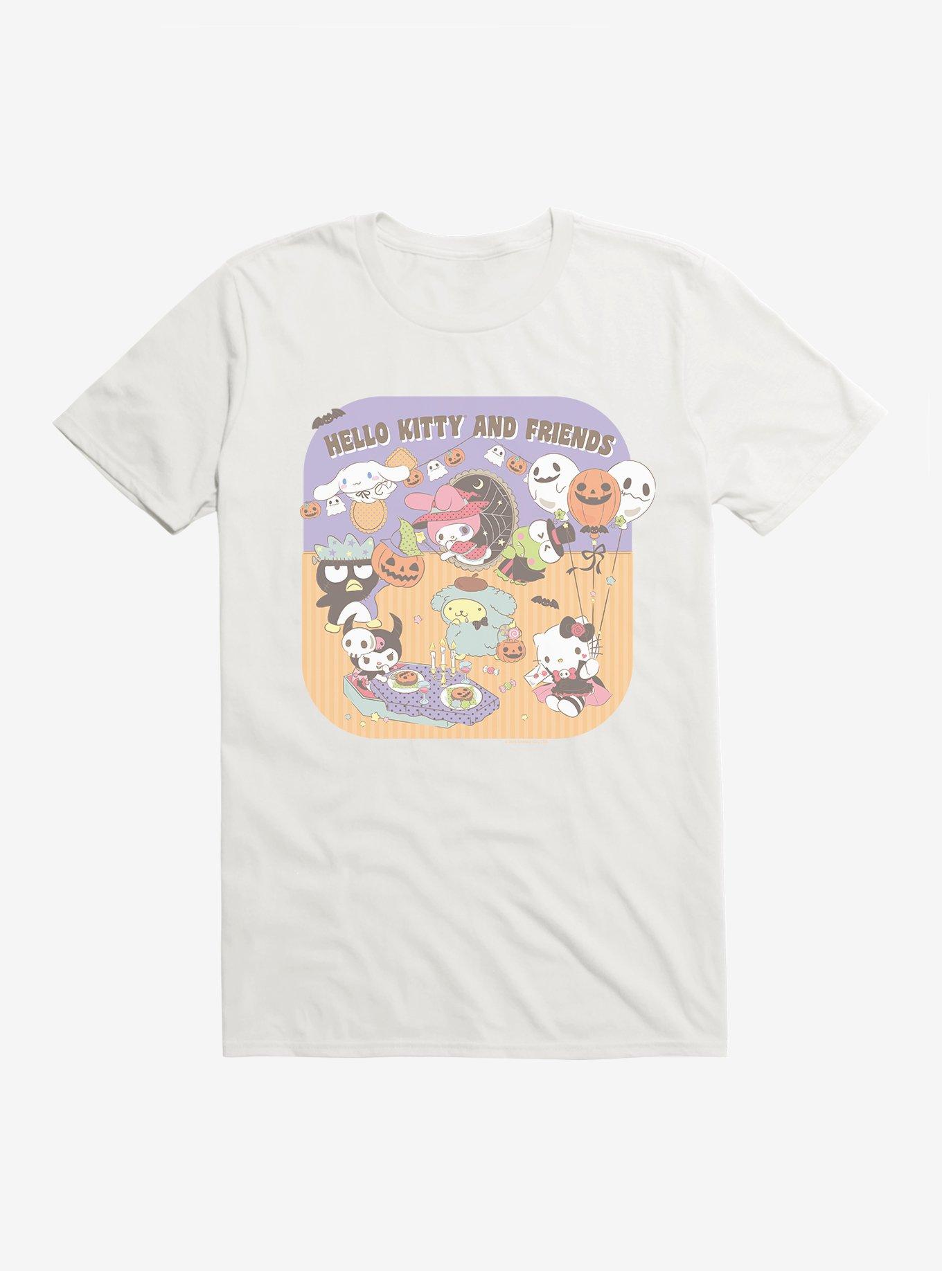 Hello Kitty And Friends Halloween Party T-Shirt, WHITE, hi-res