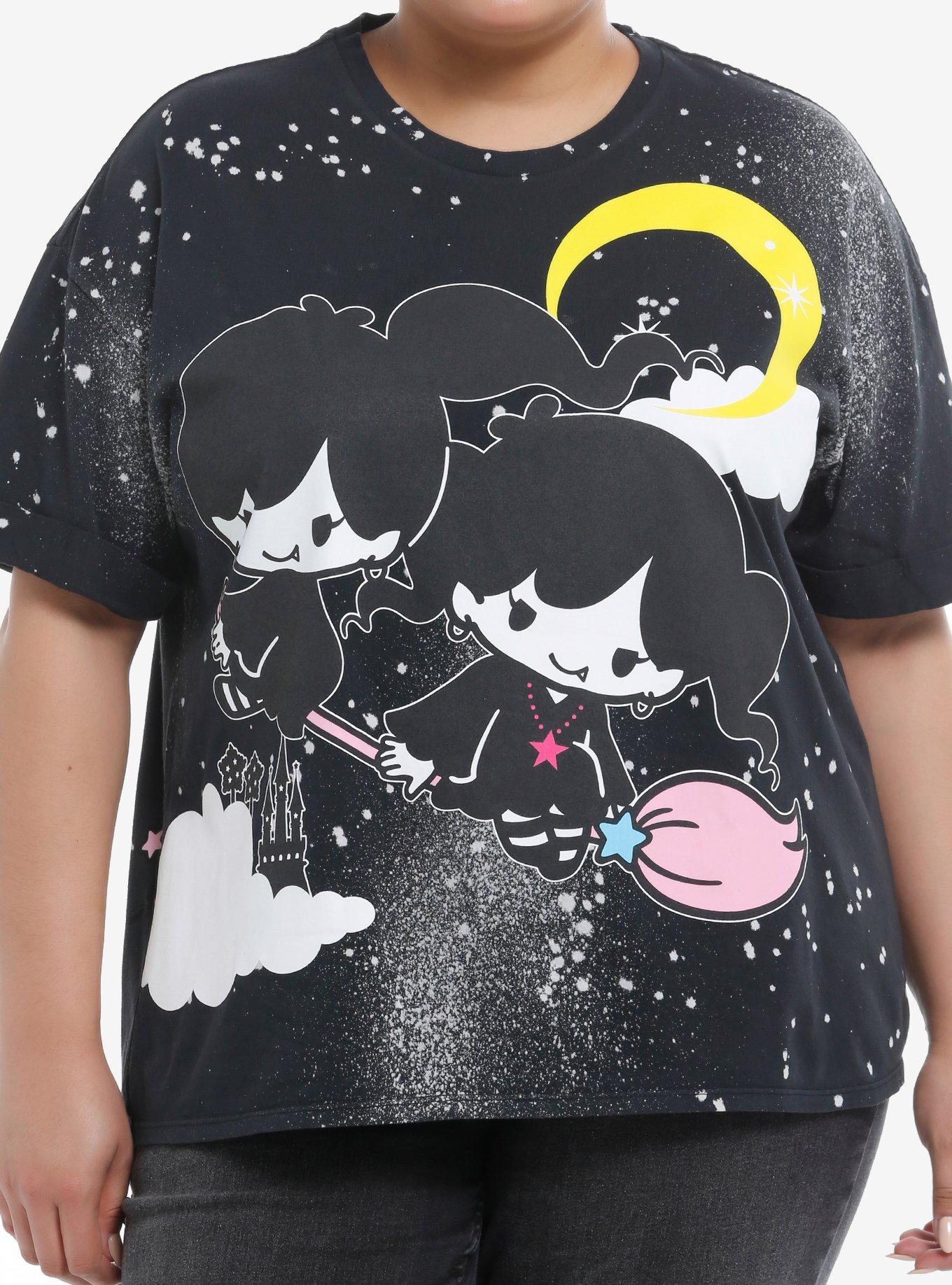 Magical Twin Comets Speckled Girls Oversized T-Shirt Plus Size Hot