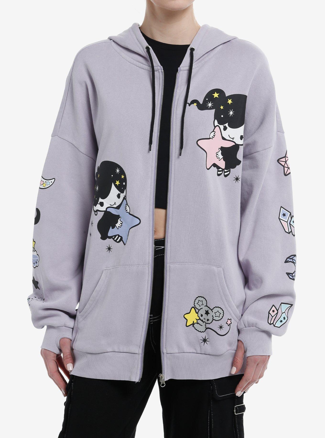 Magical Twin Comets Girls Oversized Hoodie Hot Topic Exclusive, , hi-res