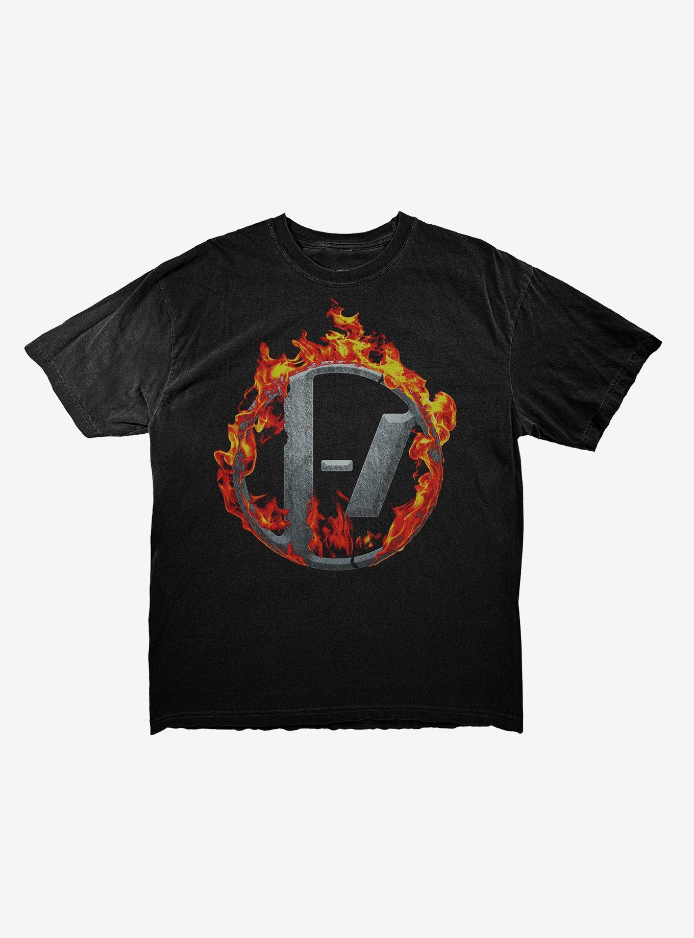 Twenty One Pilots Fire Logo T-Shirt, , hi-res