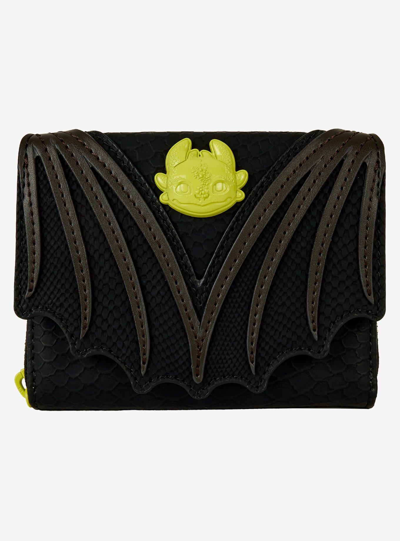Loungefly DreamWorks How To Train Your Dragon Toothless Neon Wallet, , hi-res