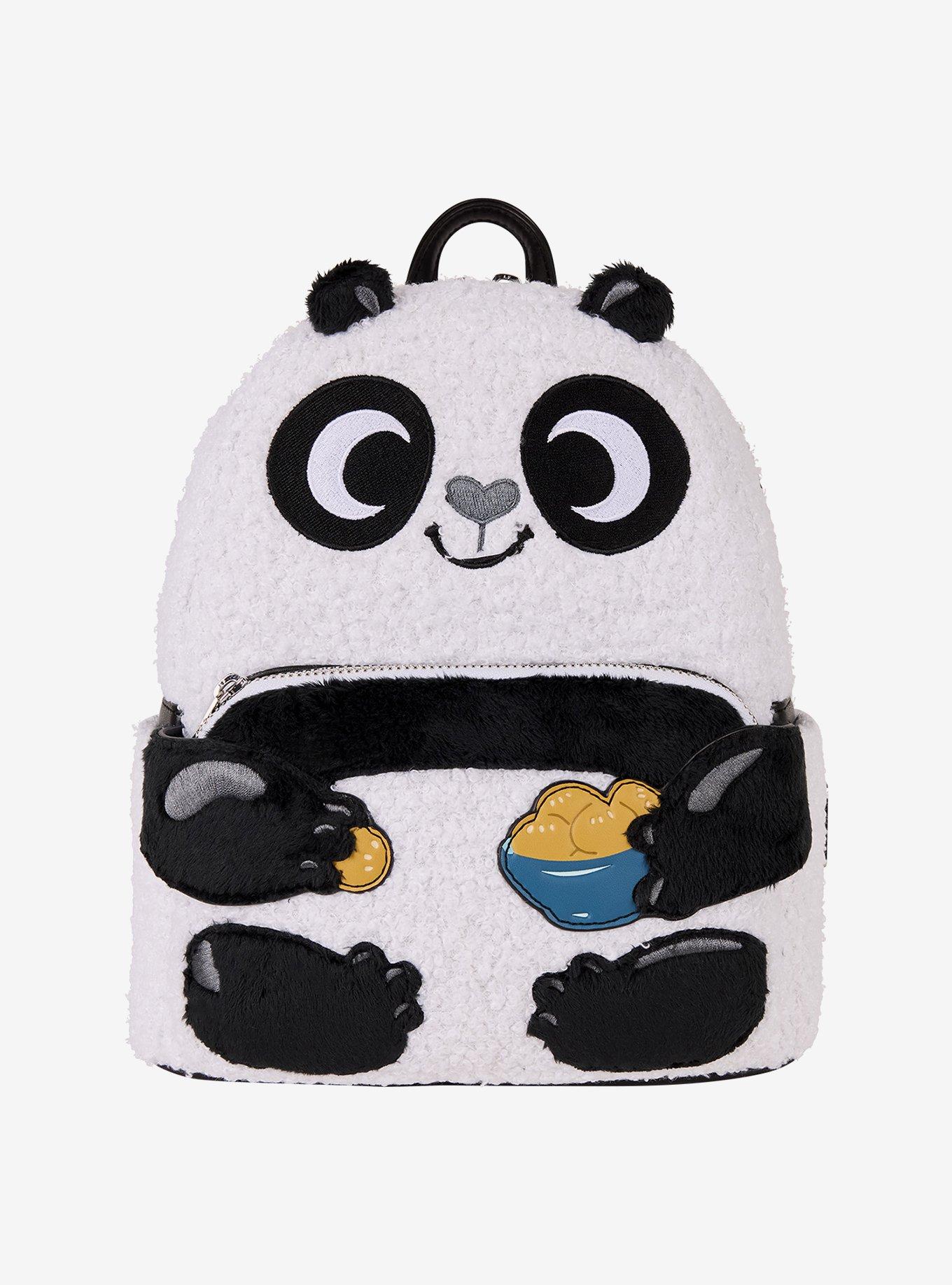 Loungefly DreamWorks Kung Fu Panda Plush Po Figural Mini Backpack, , hi-res