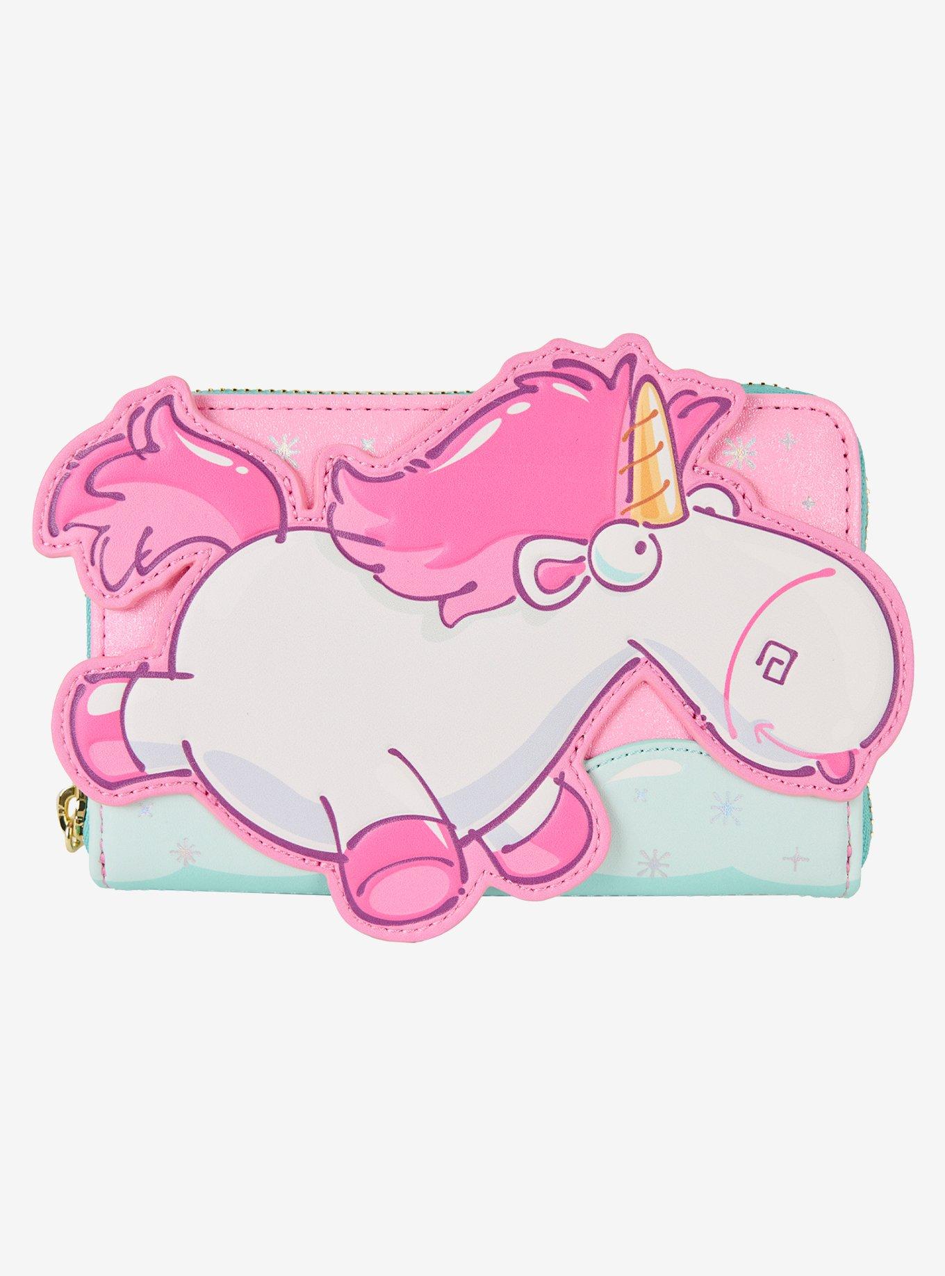 Loungefly Minions Fluffy Unicorn Zip Wallet, , hi-res