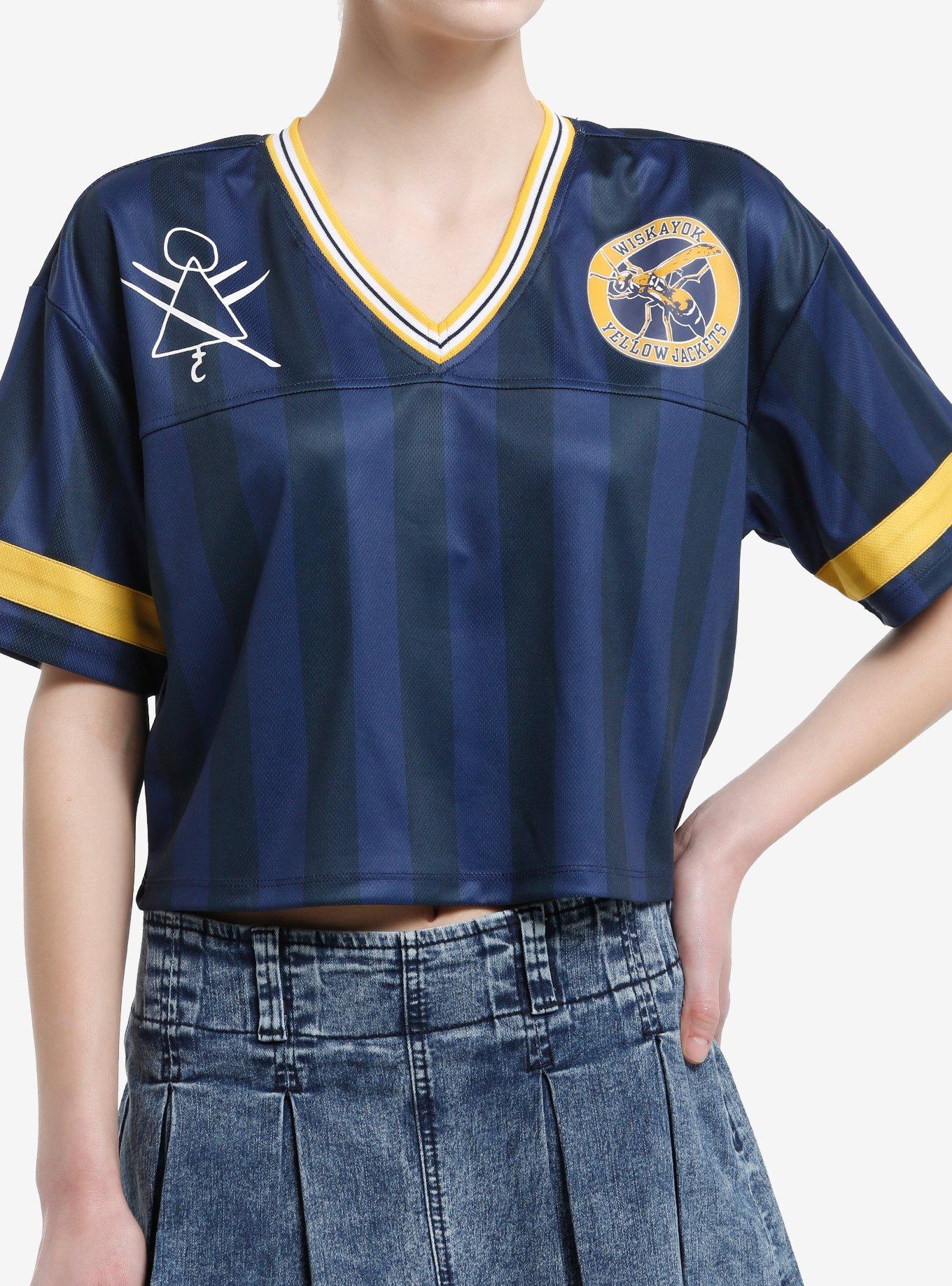 Yellowjackets Soccer Team Crop Jersey, , hi-res