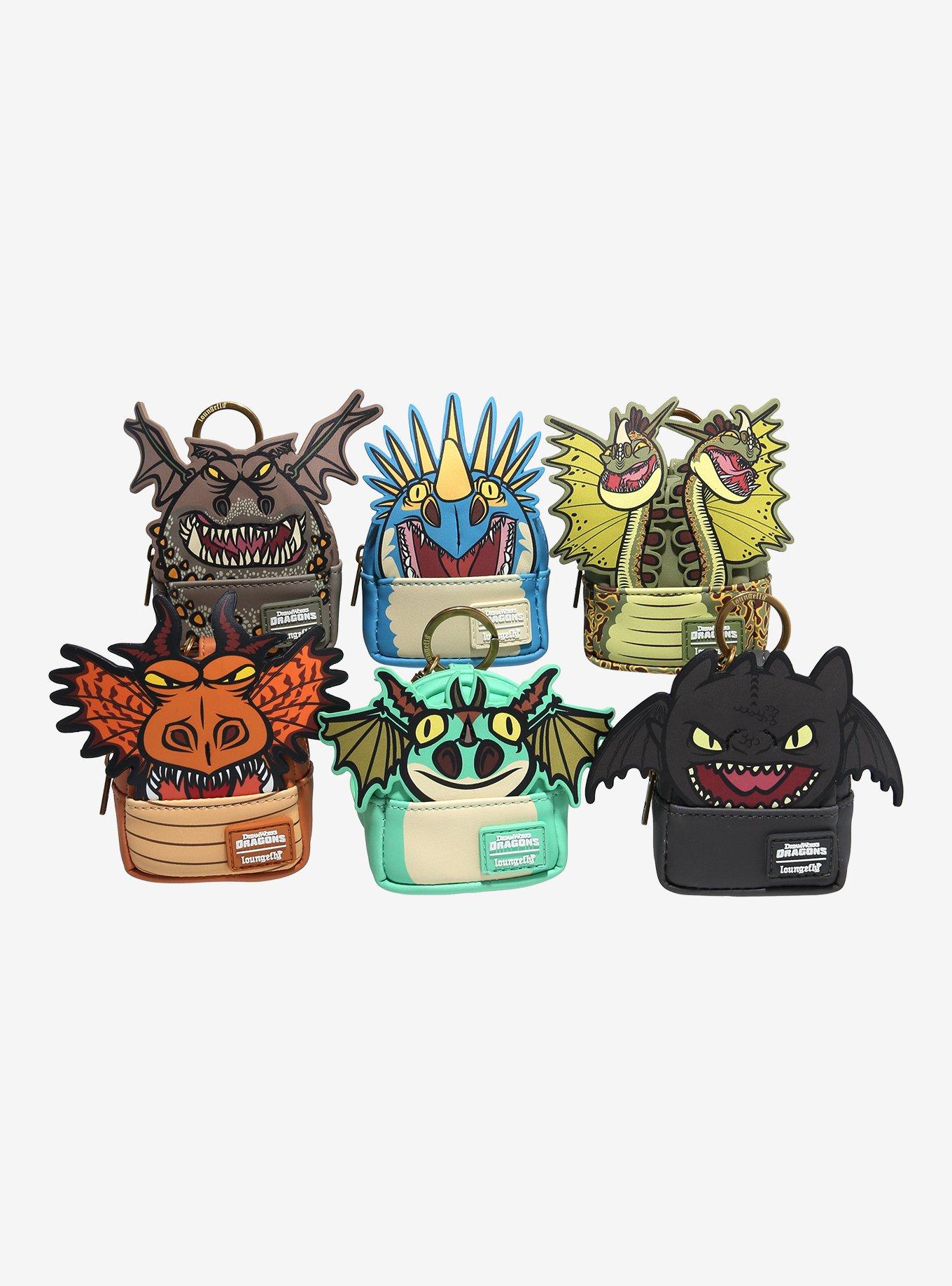 Loungefly DreamWorks How to Train Your Dragon Dragons Blind Box Mini Backpack Keychain, , hi-res