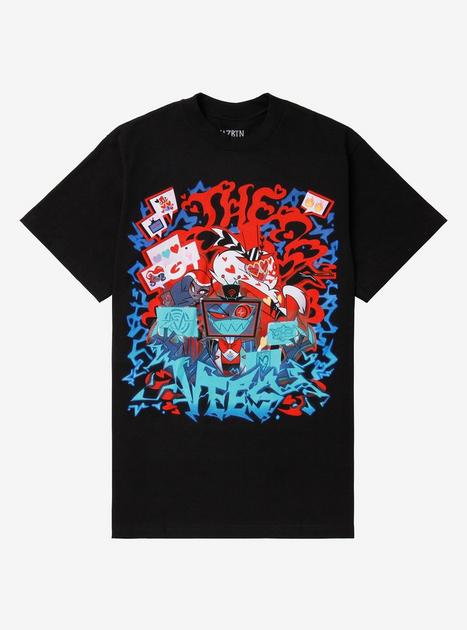海外限定　Hot Topic ハズビンホテル　Vees Tシャツ Hazbin Hotel The Vees T-Shirt | Hot Topic