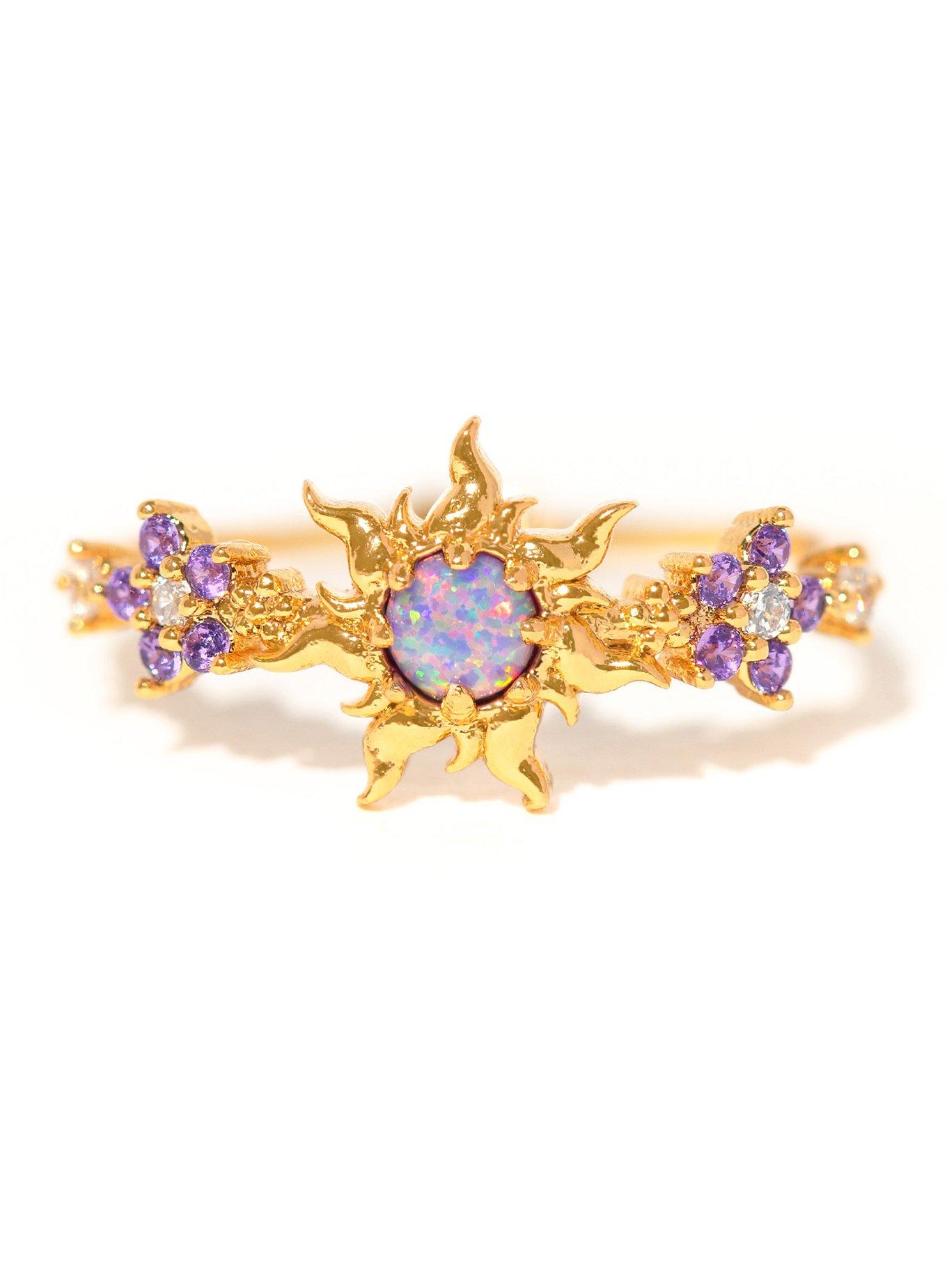 Disney X Girls Crew Tangled Corona's Crest Sun Ring, , hi-res