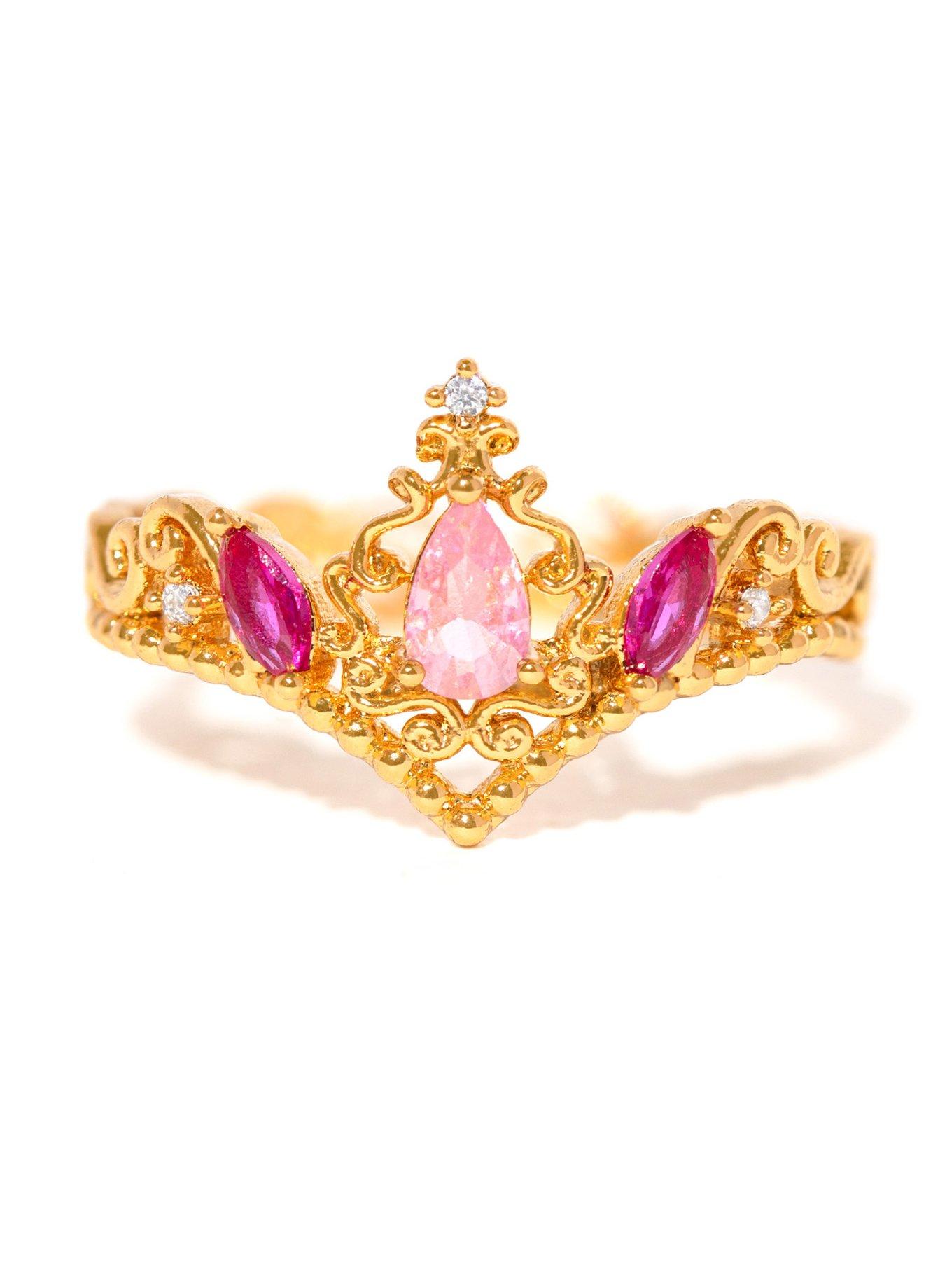 Disney Princess X Girls Crew Sleeping Beauty Aurora Ring, MULTI, hi-res