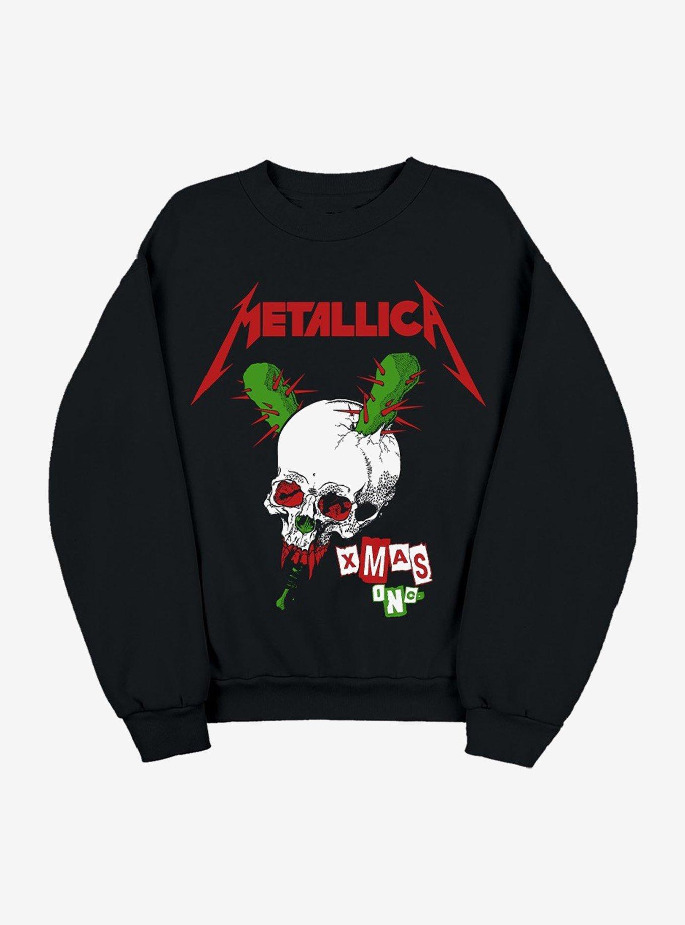 Metallica Xmas Inc. Skull Sweatshirt, , hi-res