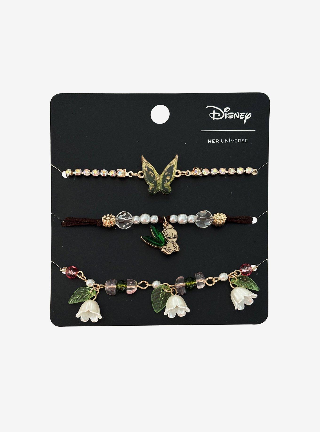 Her Universe Disney Peter Pan Tinker Bell Bracelet Set, , hi-res