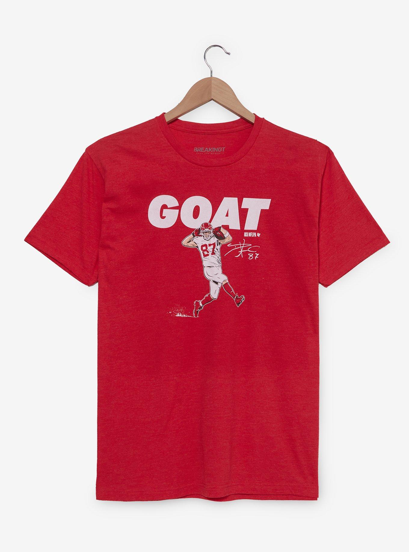 BreakingT Travis Kelce GOAT T-Shirt, , hi-res