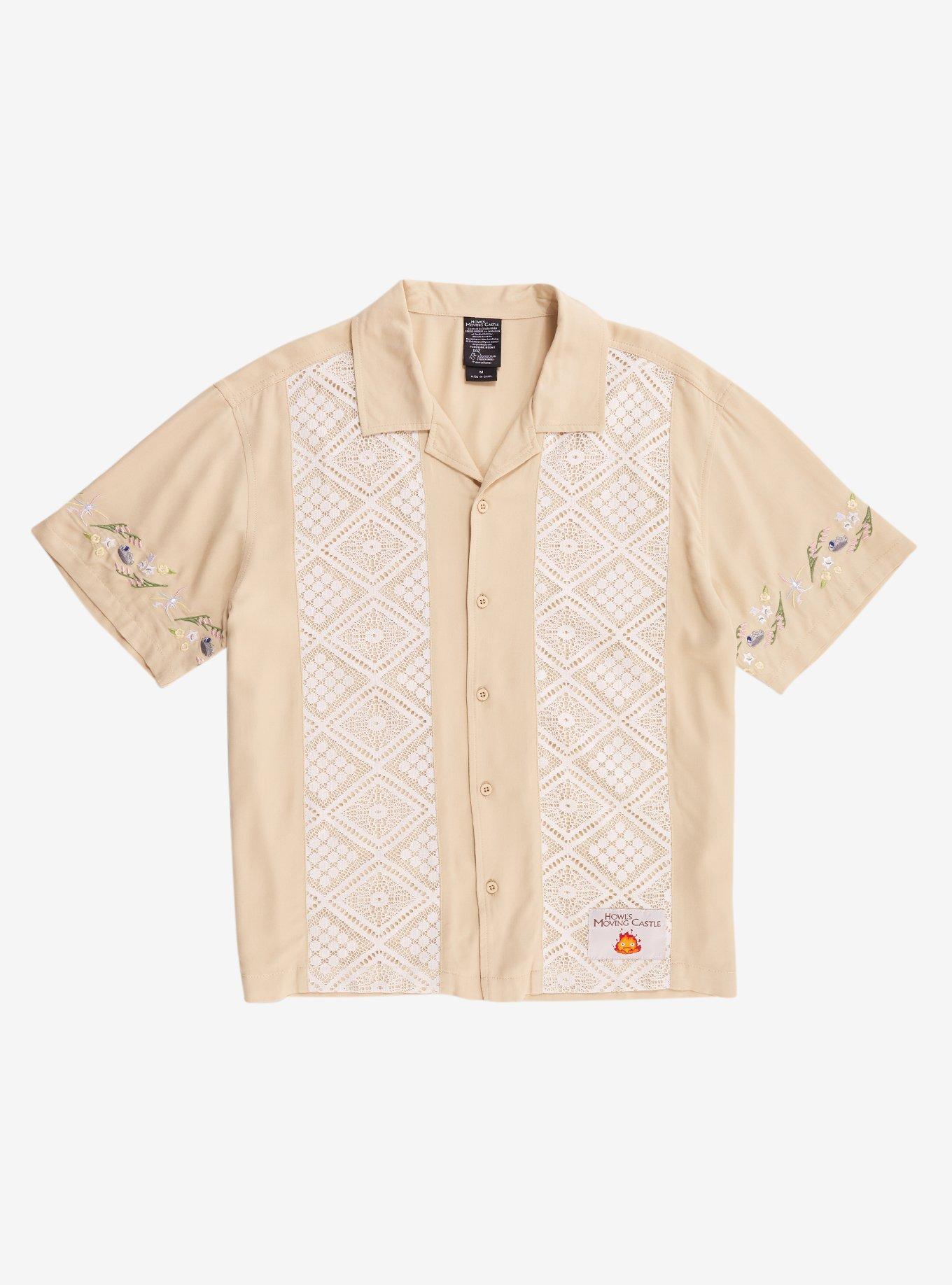 Our Universe Studio Ghibli® Howl's Moving Castle Inset Lace Woven Button-Up, , hi-res