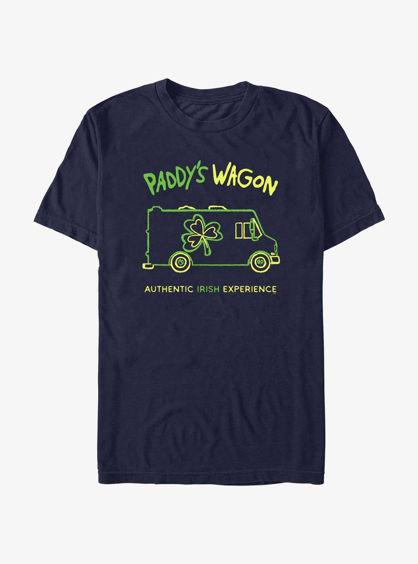 It's Always Sunny In Philadelphia Paddys Wagon Experience T-Shirt, NAVY, hi-res