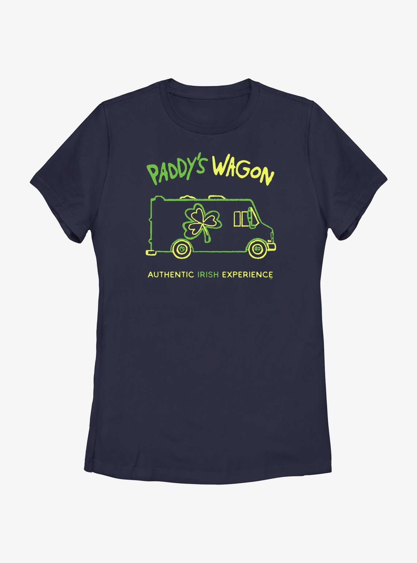 It's Always Sunny In Philadelphia Paddys Wagon Experience Womens T-Shirt, NAVY, hi-res