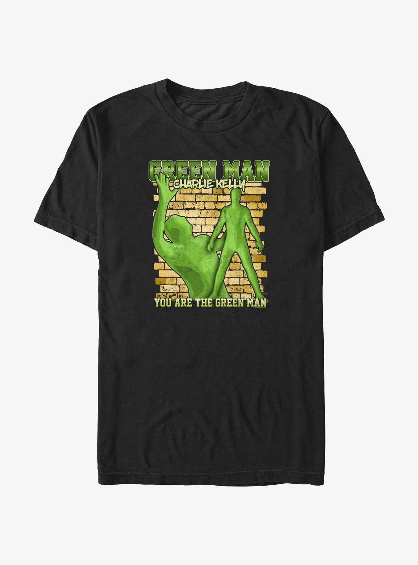 It's Always Sunny In Philadelphia Green Man T-Shirt, BLACK, hi-res