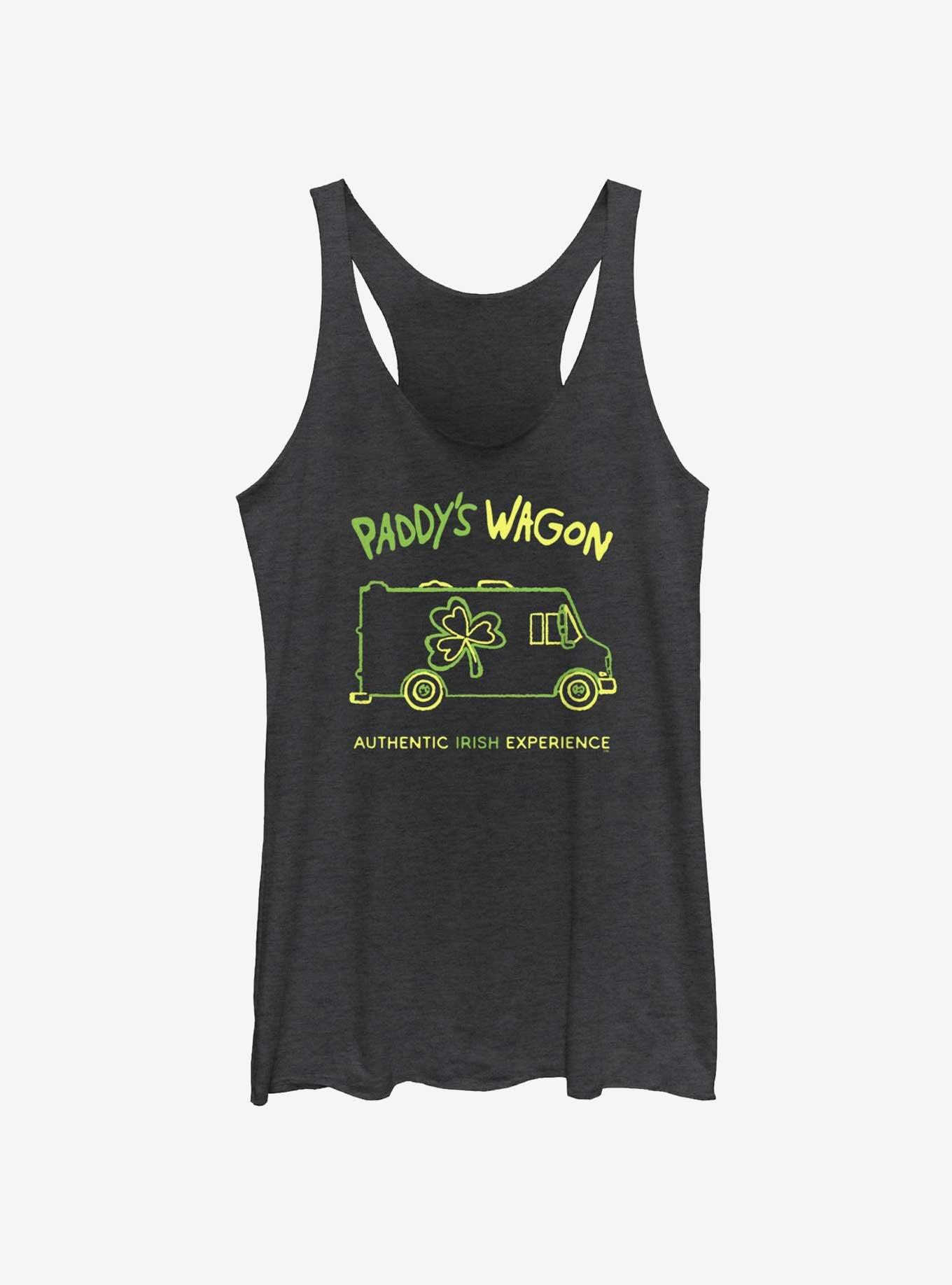 It's Always Sunny In Philadelphia Paddys Wagon Experience Womens Tank Top, BLK HTR, hi-res