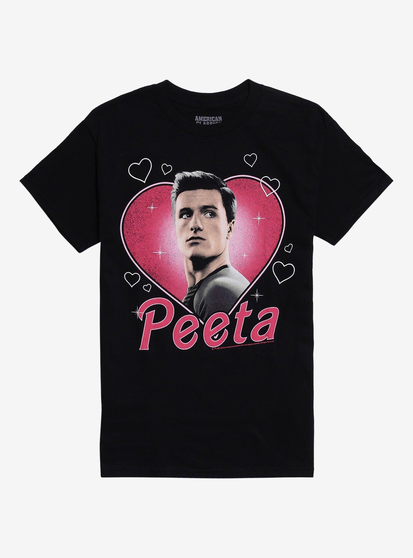 The Hunger Games Peeta Heart Boyfriend Fit Girls T-Shirt, , hi-res