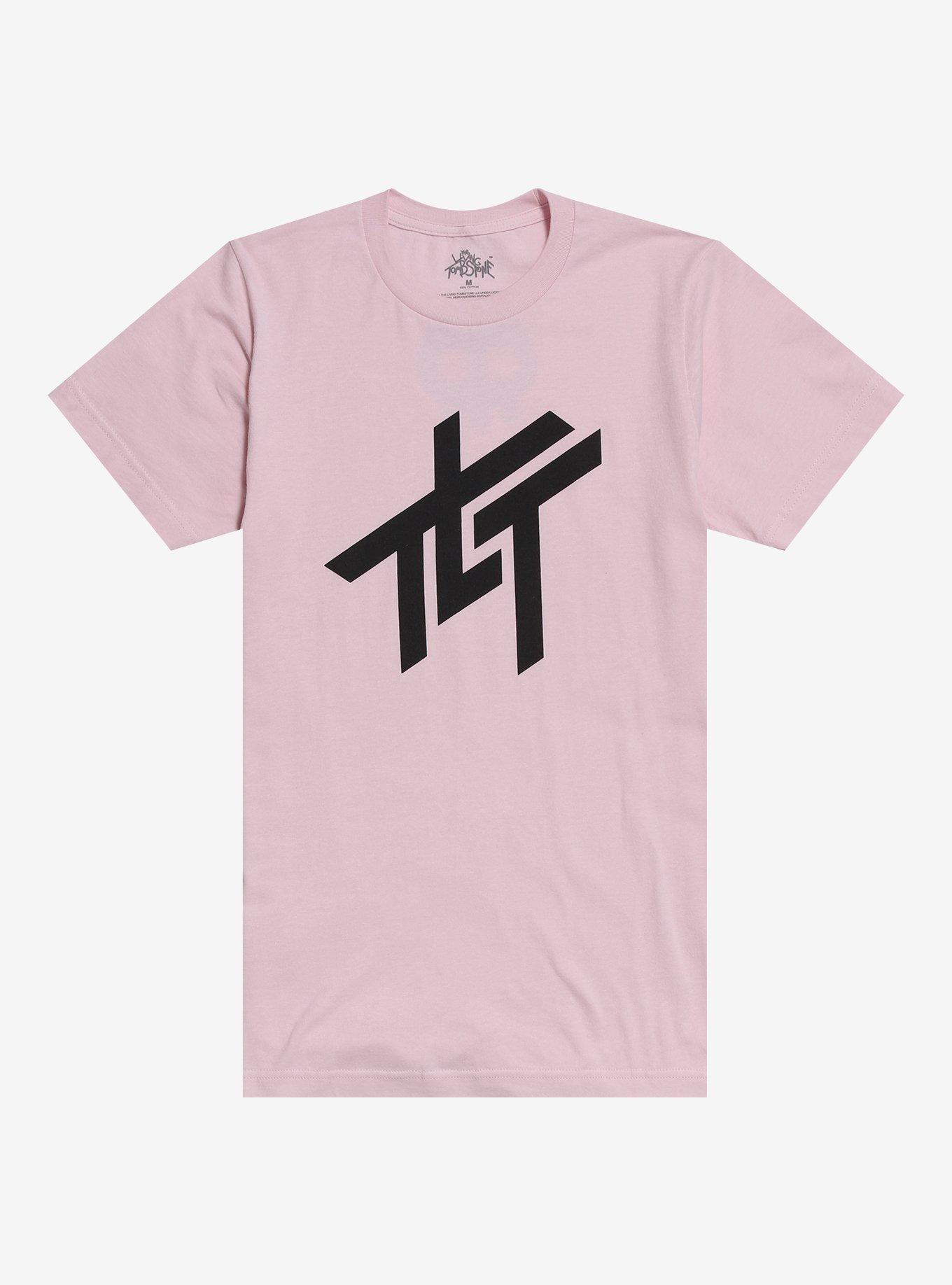 The Living Tombstone Pastel Pink Two-Sided T-Shirt, , hi-res