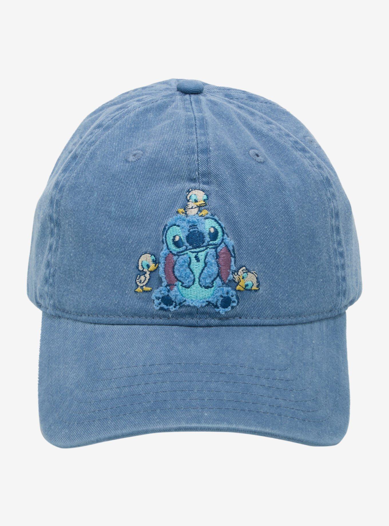 Disney Lilo & Stitch Ducklings & Stitch Chenille Patch Ball Cap - BoxLunch Exclusive