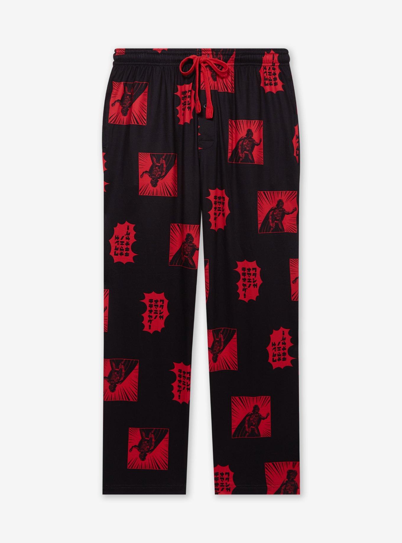 Star Wars Darth Vader Comic Panels Allover Print Sleep Pants - BoxLunch Exclusive, , hi-res