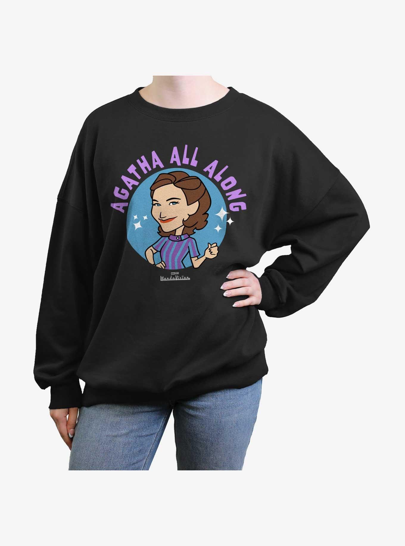 Marvel WandaVision All Along Womens Oversized Sweatshirt, , hi-res