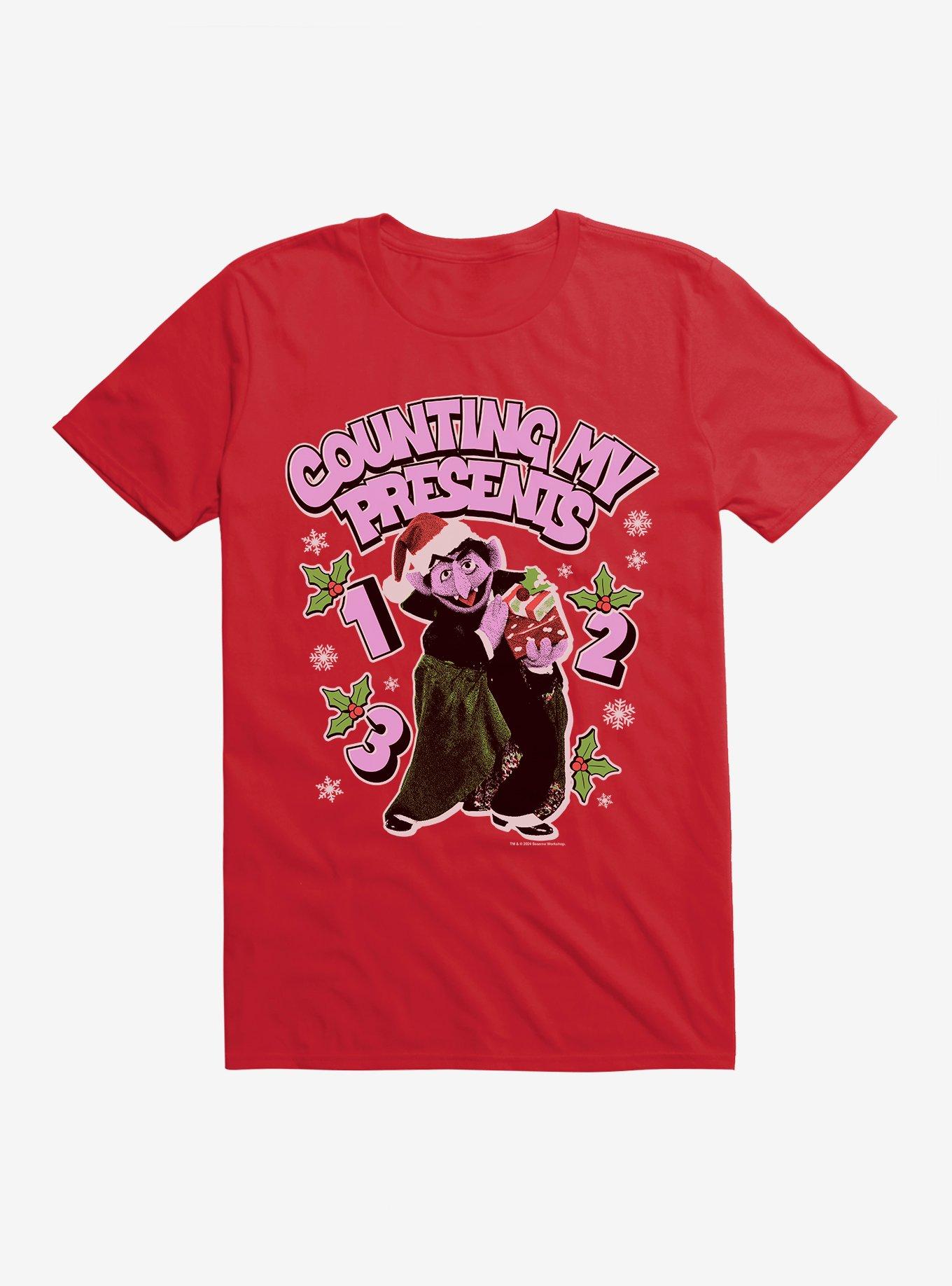 Sesame Street The Count Counting My Presents T-Shirt, , hi-res