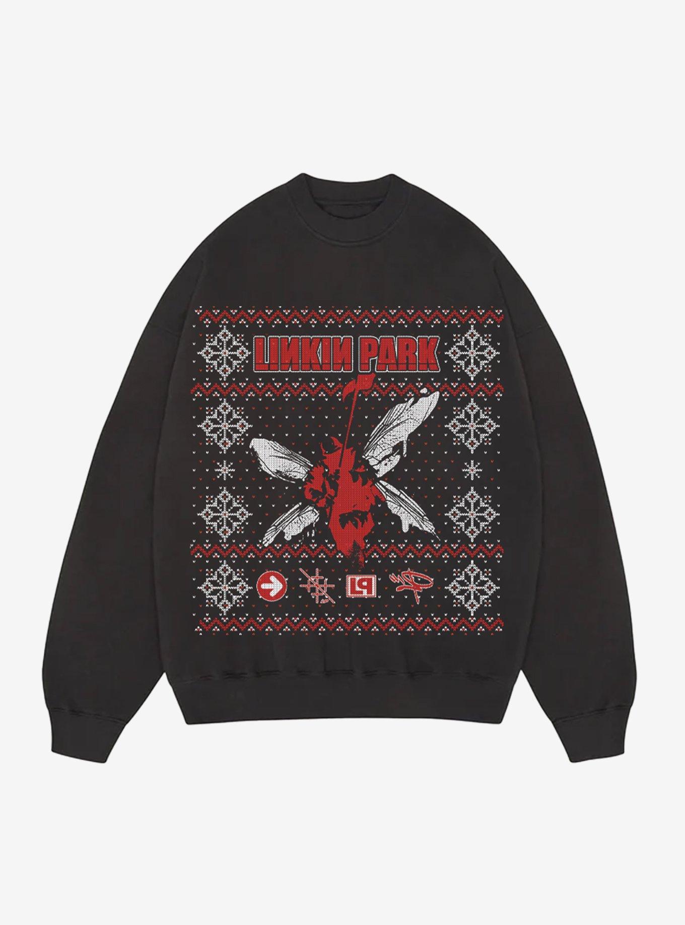 Linkin Park Hybrid Theory Holiday Sweatshirt, BLACK, hi-res