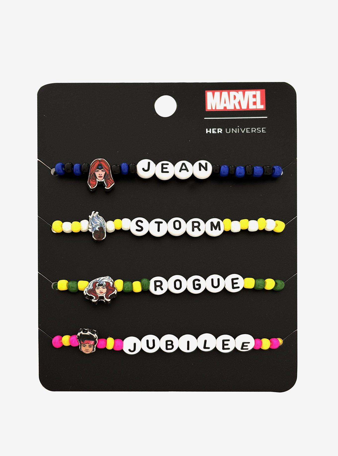 Her Universe Marvel X-Men '97 Heroines Beaded Bracelet Set 