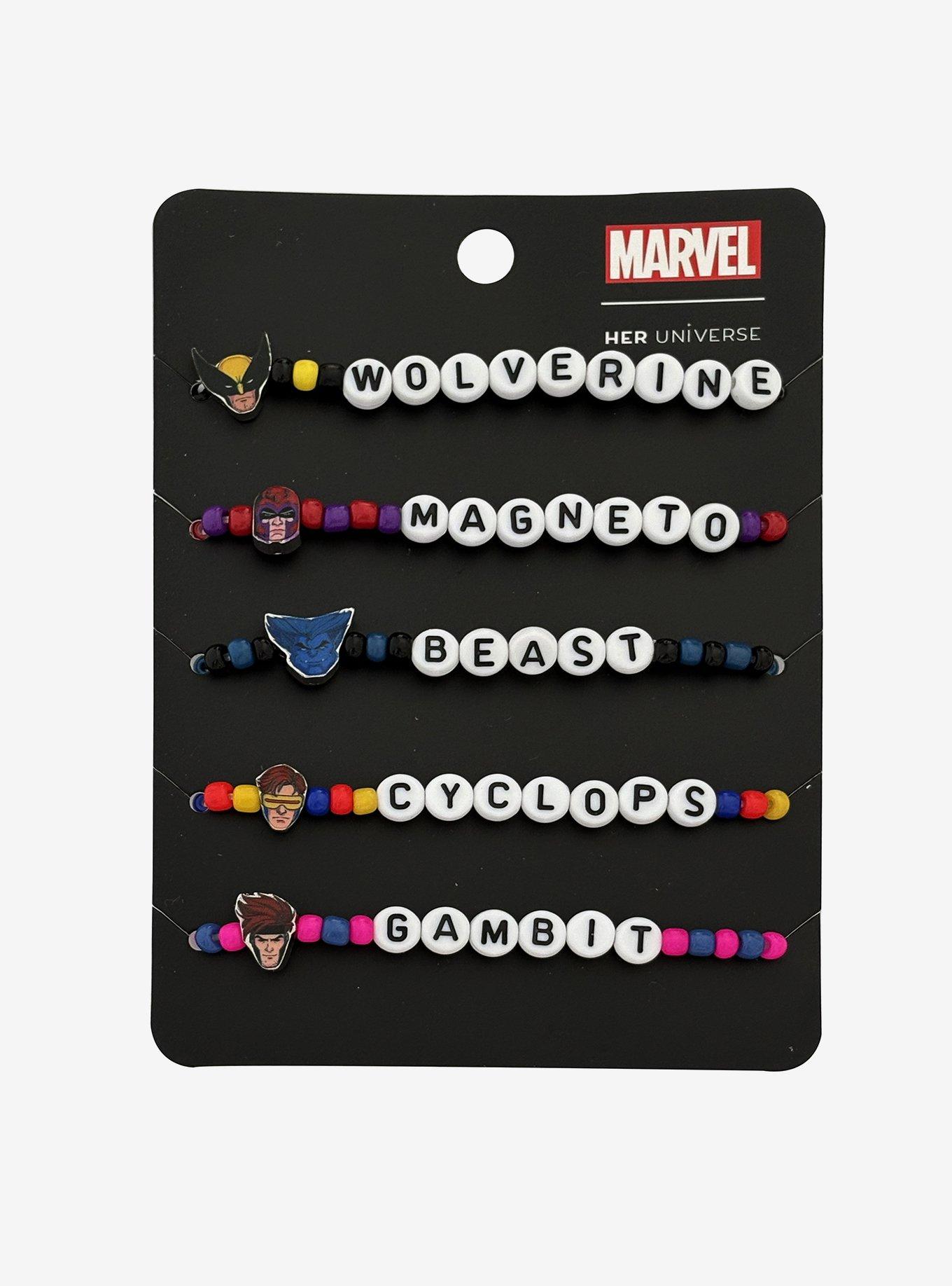 Her Universe Marvel X-Men '97 Heroes Beaded Bracelet Set, , hi-res