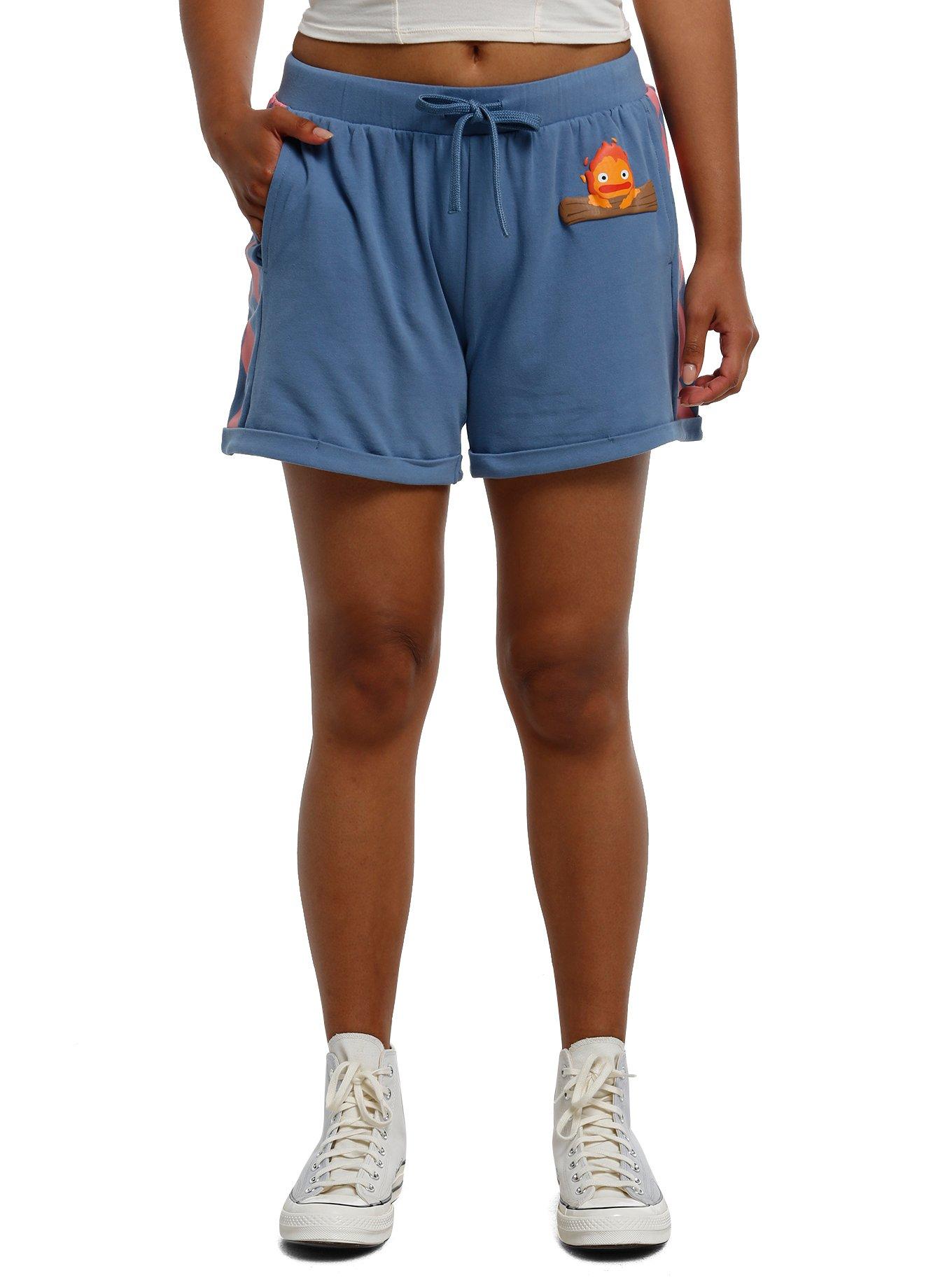 Her Universe Studio Ghibli® Howl's Moving Castle Calcifer Argyle Lounge Shorts, , hi-res