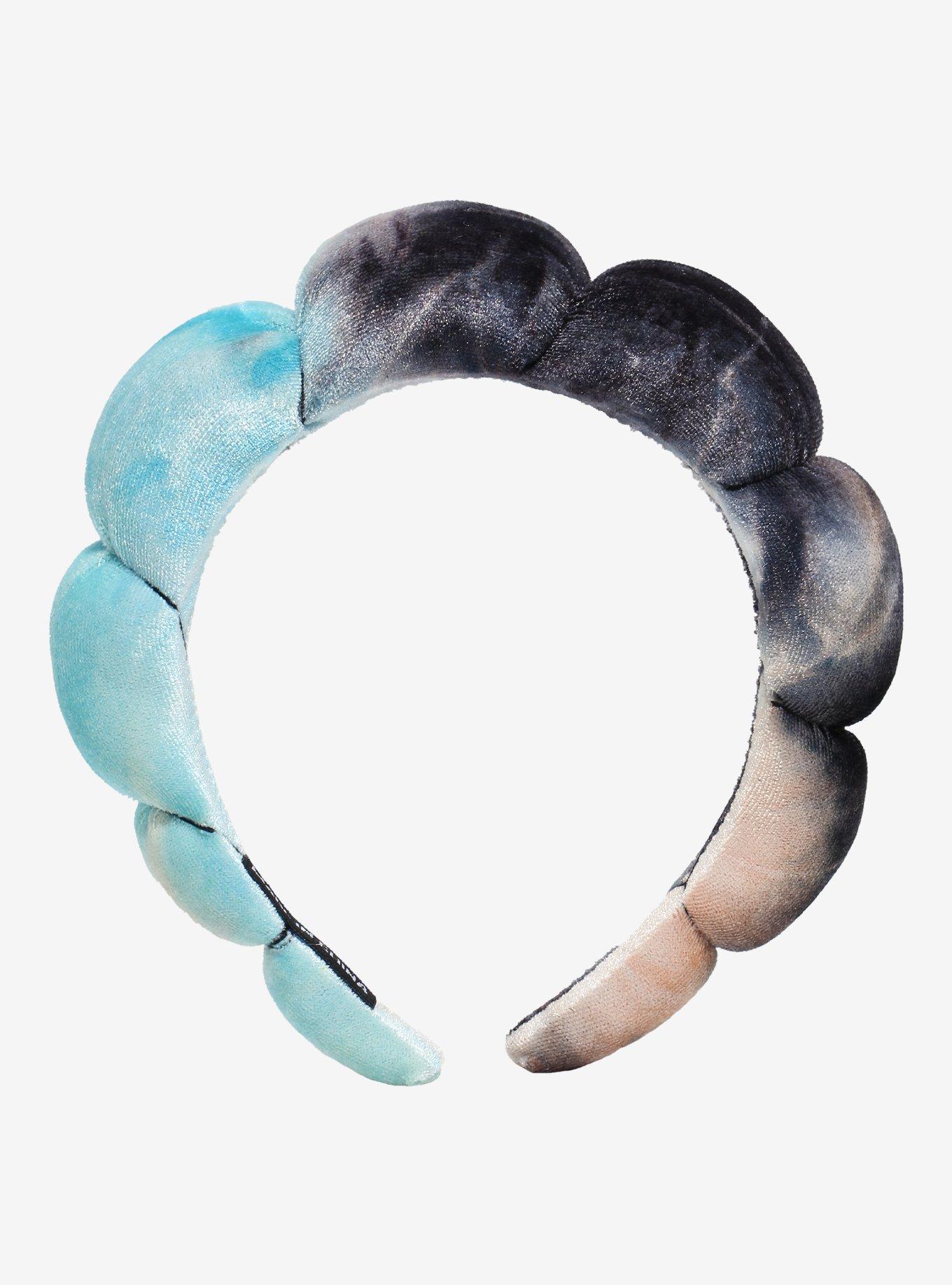Blue & Black Croissant Spa Headband, , hi-res
