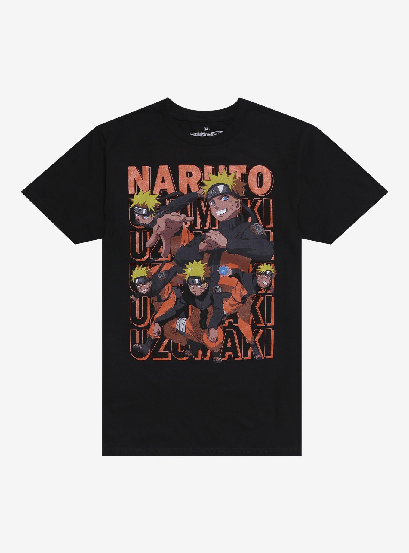 Naruto Shippuden Name Collage T-Shirt, , hi-res