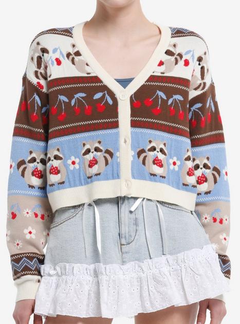 リテン liten Bicolor raccoon knit coatigan リテン liten