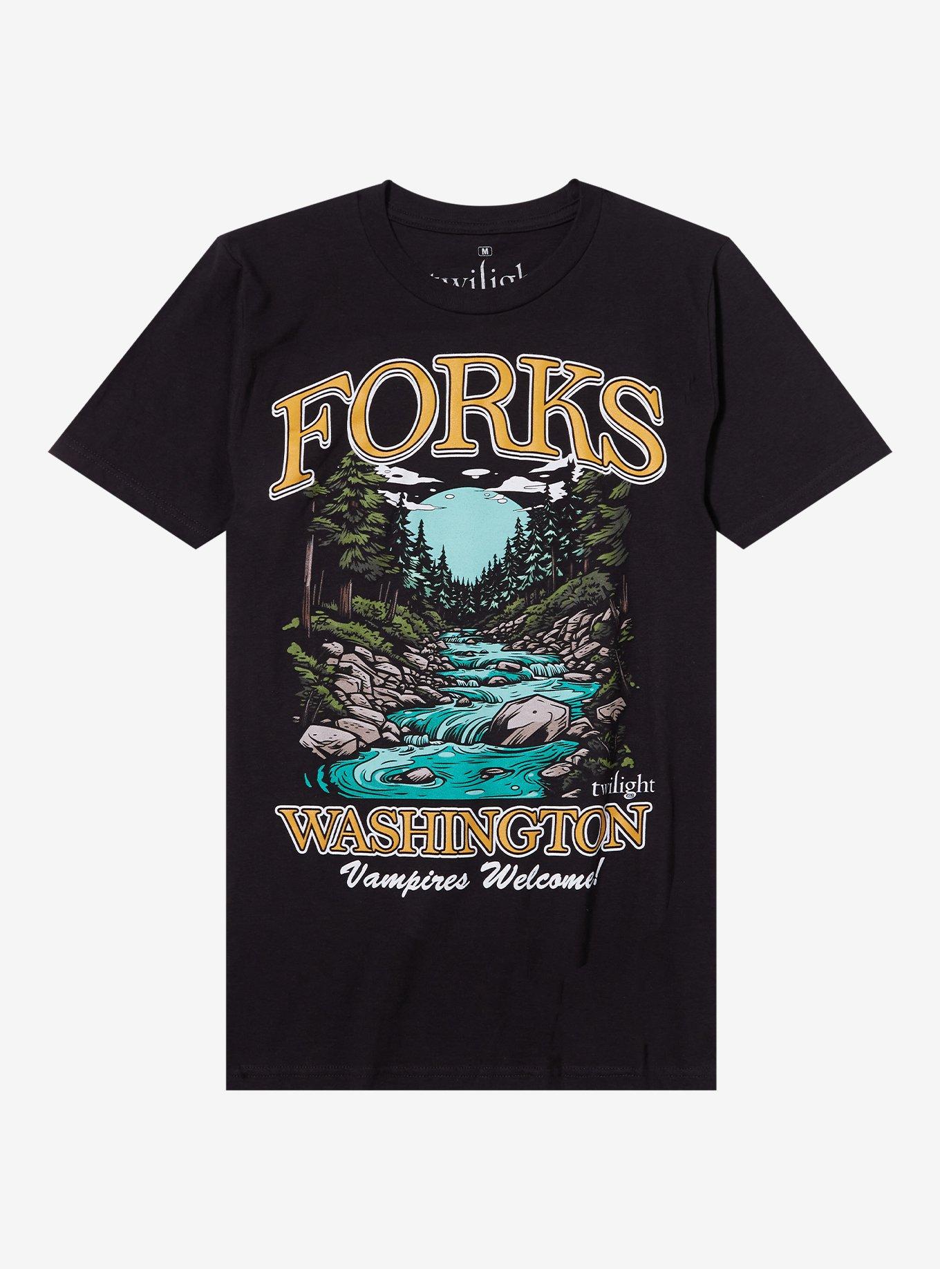 The Twilight Saga Forks Nature Boyfriend Fit T-Shirt, , hi-res