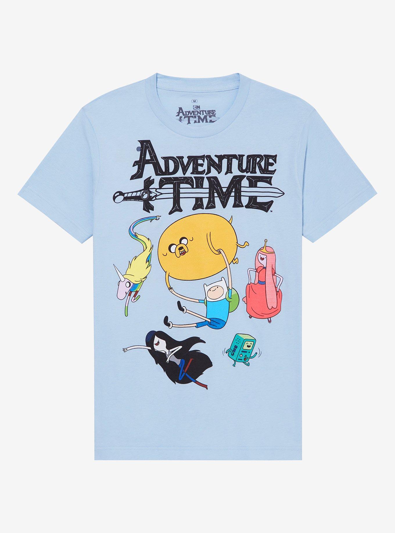 Adventure Time Group Boyfriend Fit Girls T-Shirt, , hi-res