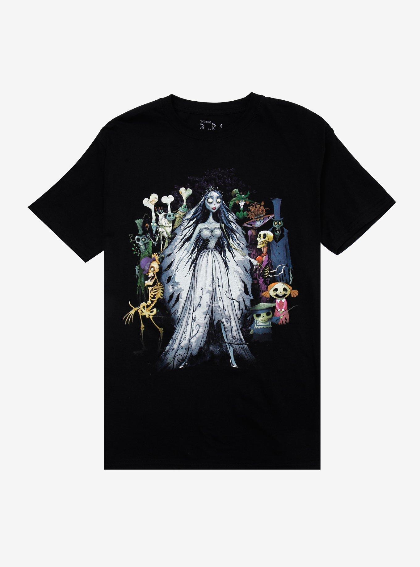 Corpse Bride Land Of The Dead Boyfriend Fit Girls T-Shirt, , hi-res