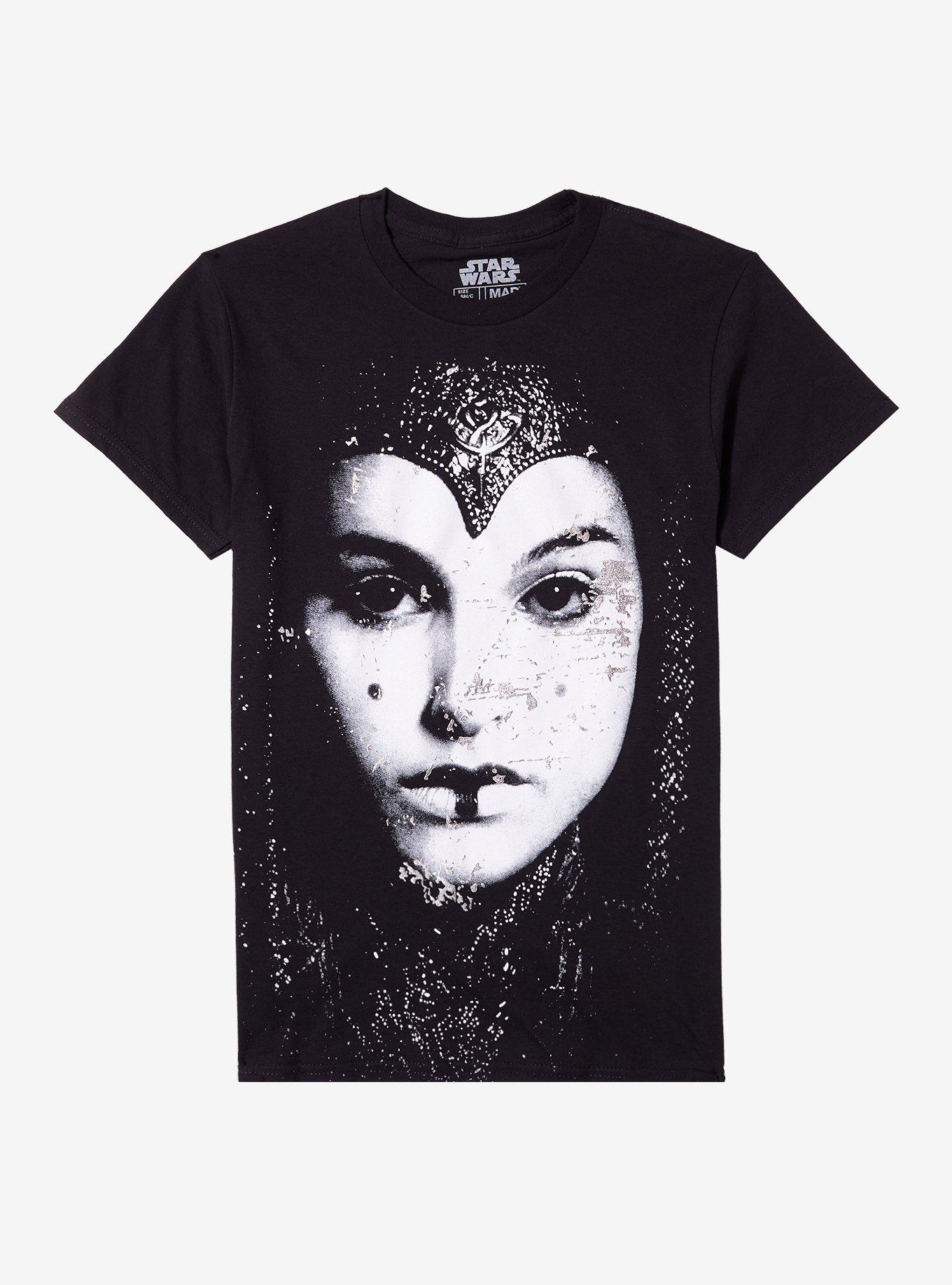 Star Wars Queen Amidala Foil Boyfriend Fit Girls T-Shirt, , hi-res