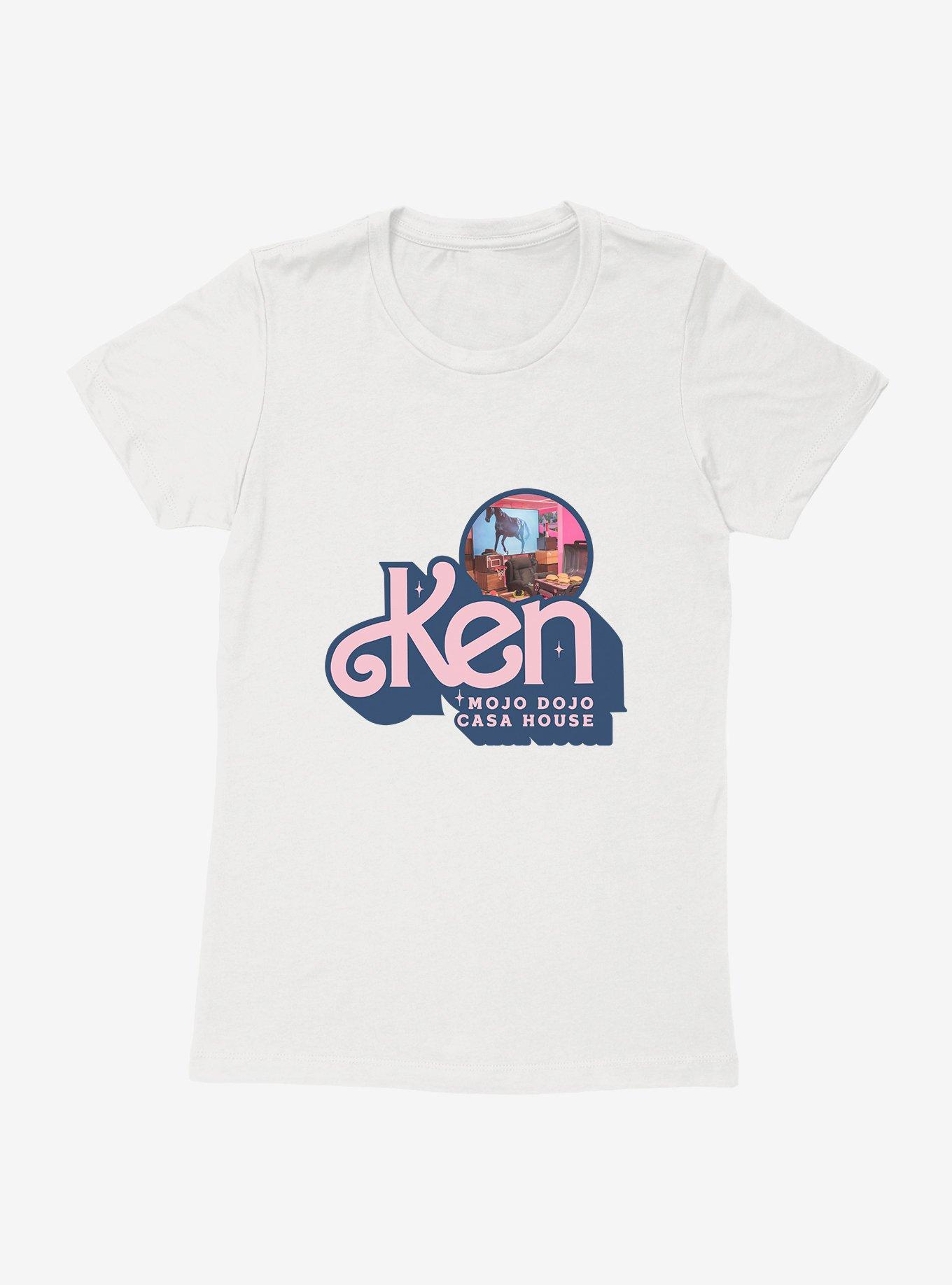 Barbie Movie Blue Ken Mojo Dojo Casa House Womens T-Shirt, WHITE, hi-res