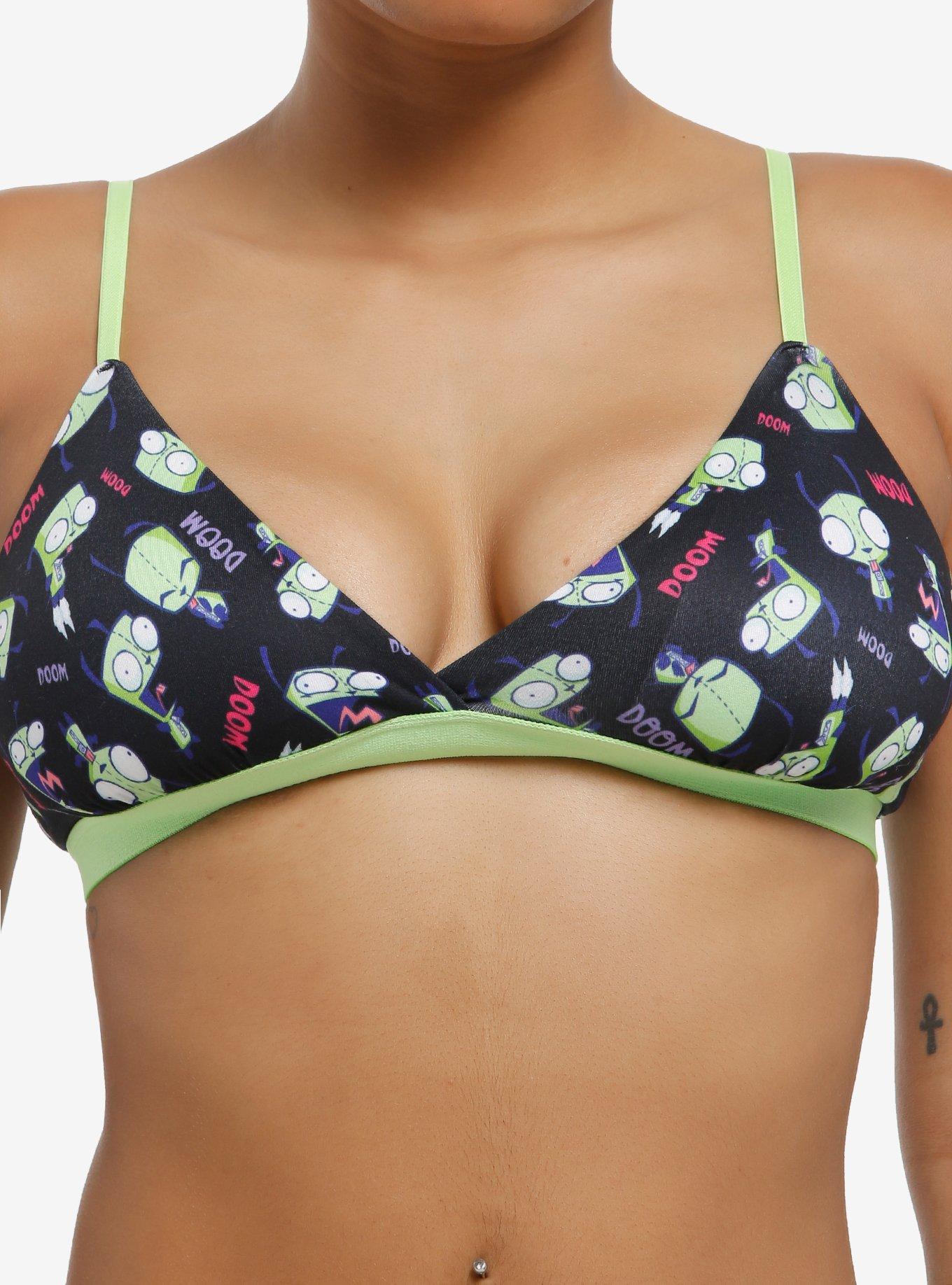 Invader Zim GIR Doom Bralette, , hi-res
