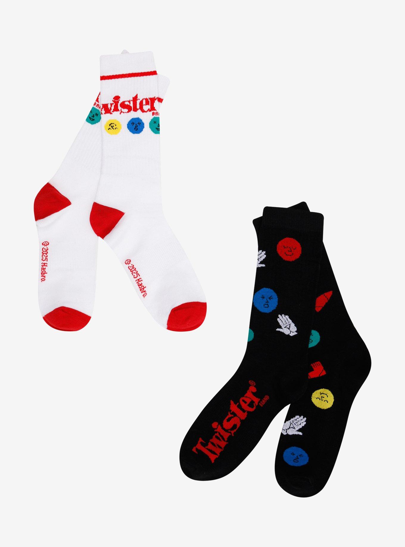 Twister Game Crew Socks 2 Pair, , hi-res