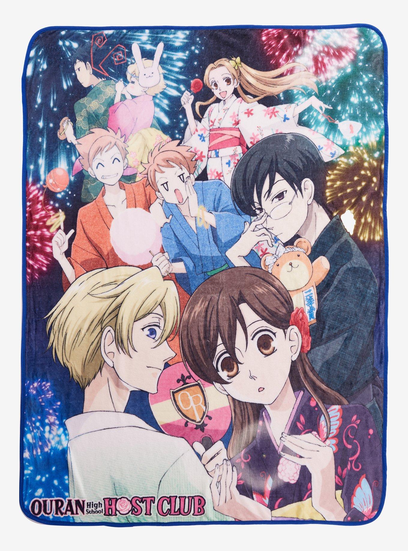 Ouran High School Host Club Summer Festival Throw Blanket